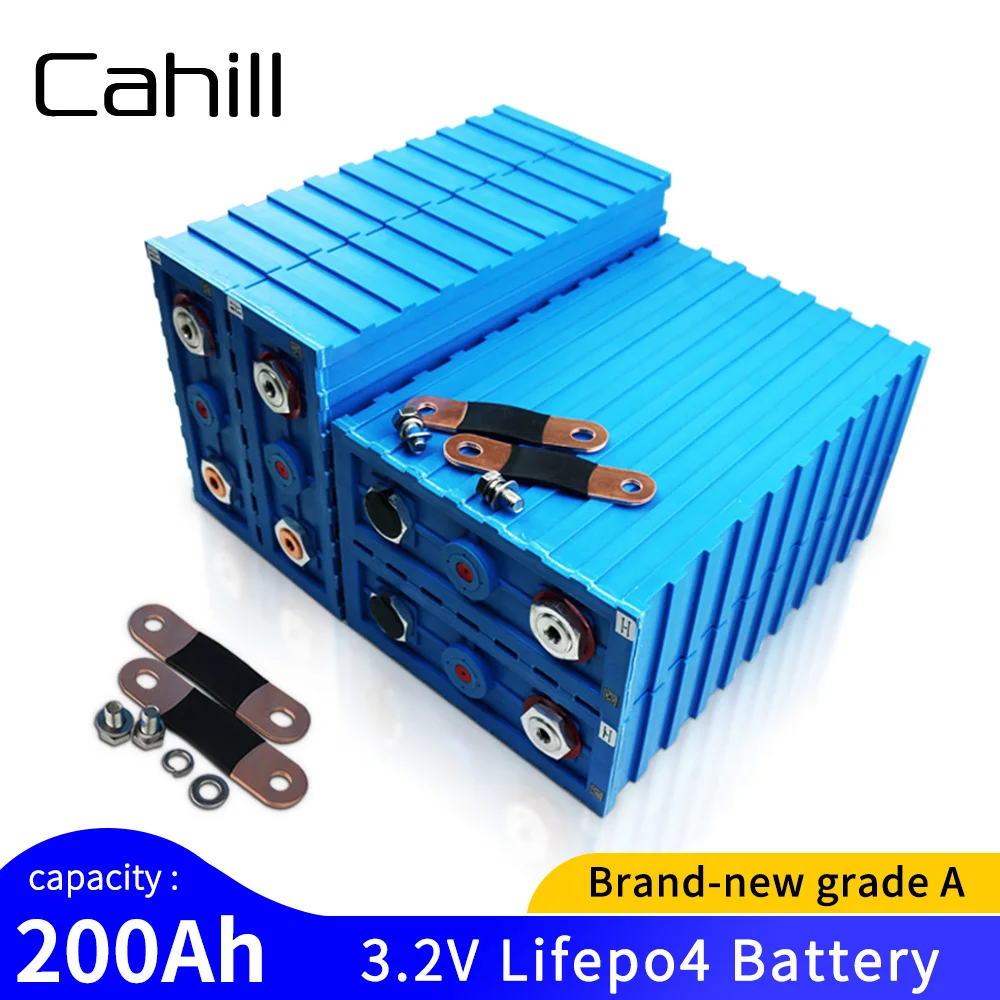 Lifepo4 200Ah 4 48 шт. Recargable Батарея пакет 3 2 V Класс A литий железо фосфатных