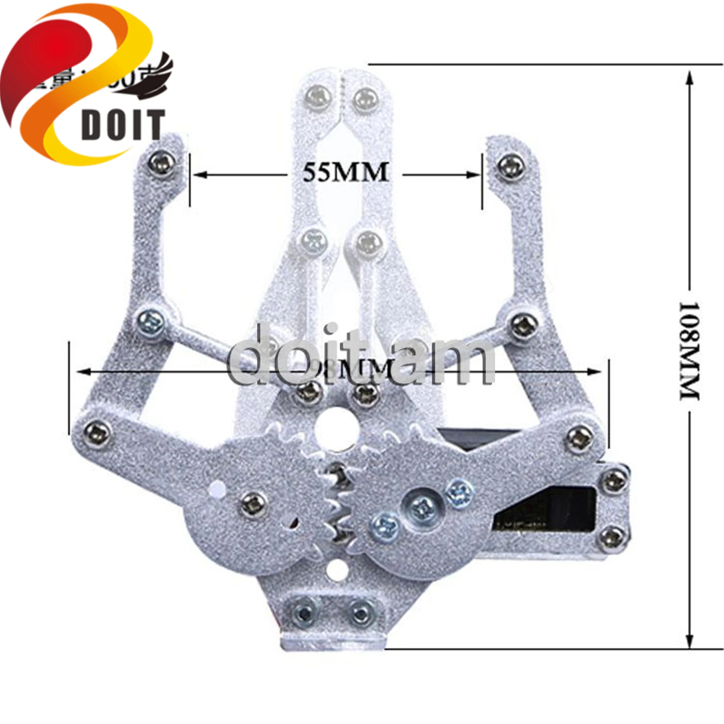 Несобранный металлический робот-рычаг SZDOIT механический зажим промышленный