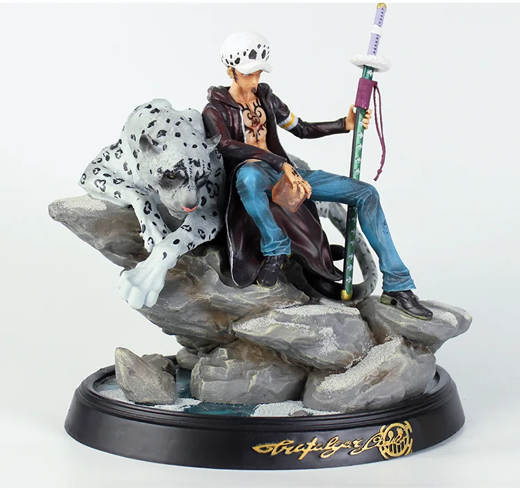 Экшн-фигурка из ПВХ 27 см Trafalgar Law Snow Leopard Scene GK Devil Fruit игрушечная статуя для взрослых