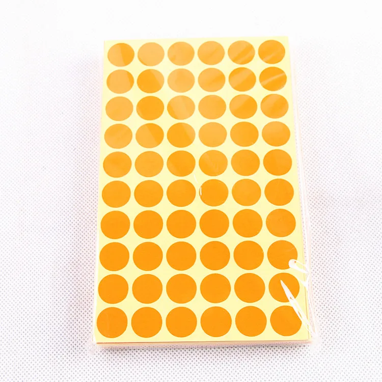 480pcs Circle Round Color Coded Adhesive Label 15mm Dot Stickers Multicolor Scrapbooking | Дом и сад