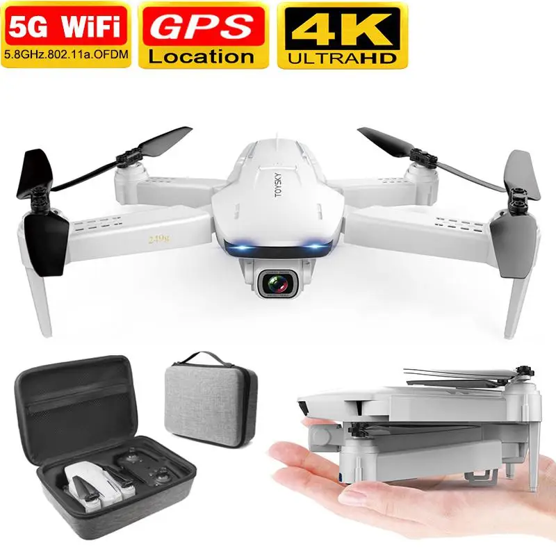 

RCtown S162 Дрон Gps 4k Hd 1080p 5g Wi-Fi Fpv Quadcopter полета 20 минут Rc расстояние 500 м Дрон Смарт возврат Drone Pro # X0716