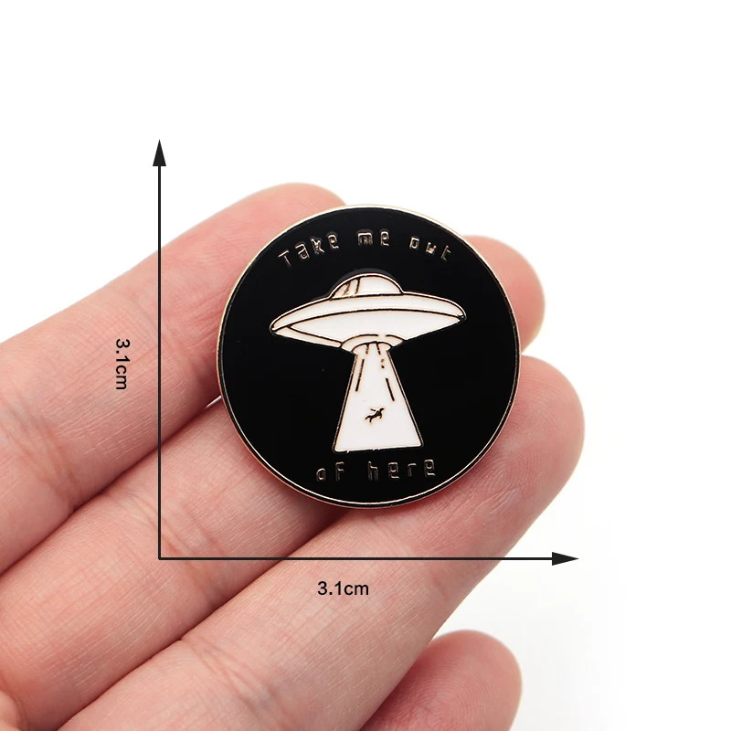 Черно белые художественные броши в форме линии для мужчин эмалированные булавки