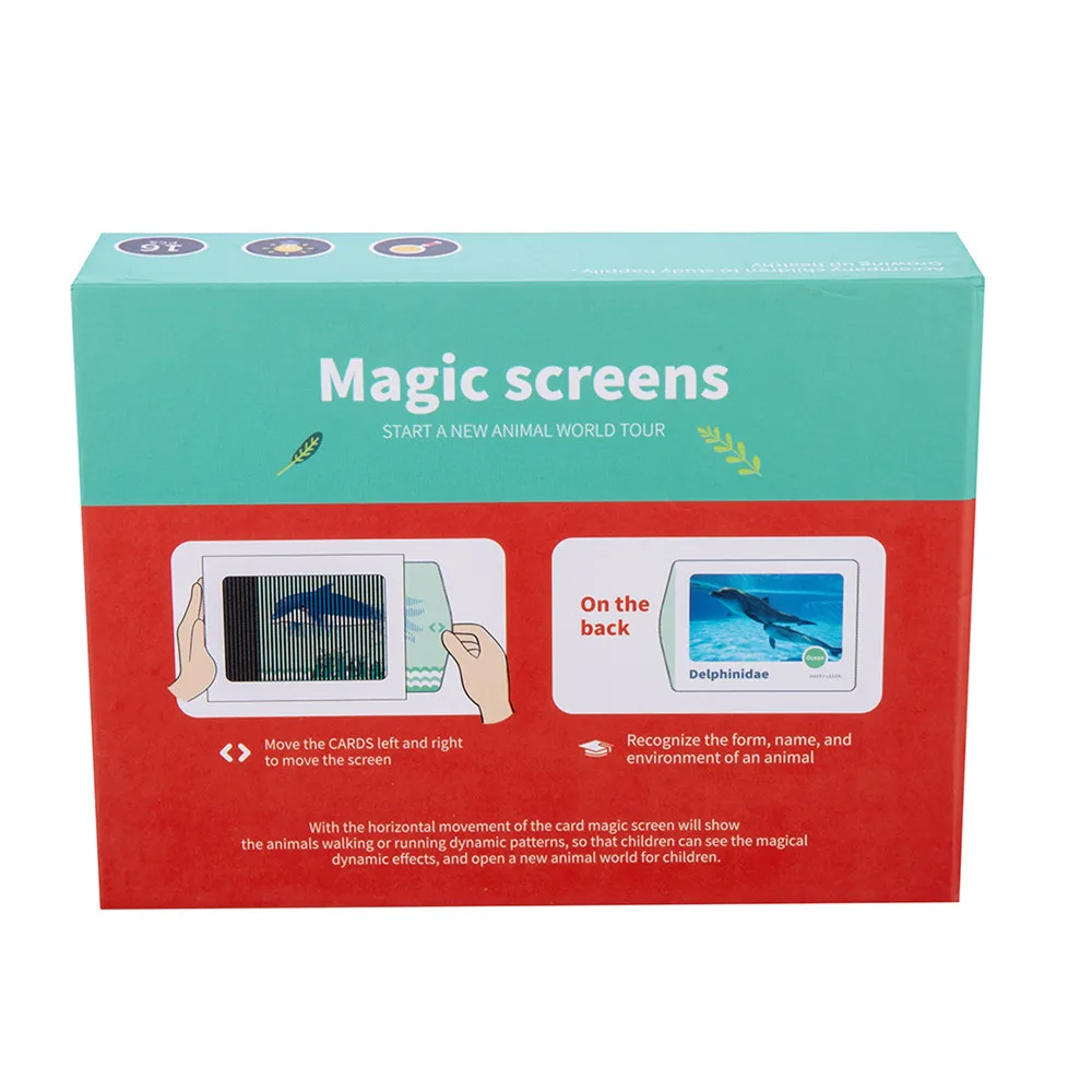 Анималистическая мультяшная динамическая прогулочная коробка для детей раннее