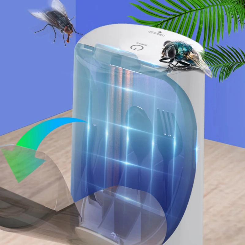 

UV Disinfection Household Chopsticks Basket Automatic Tableware Disinfection Chopstick Disinfection Box White