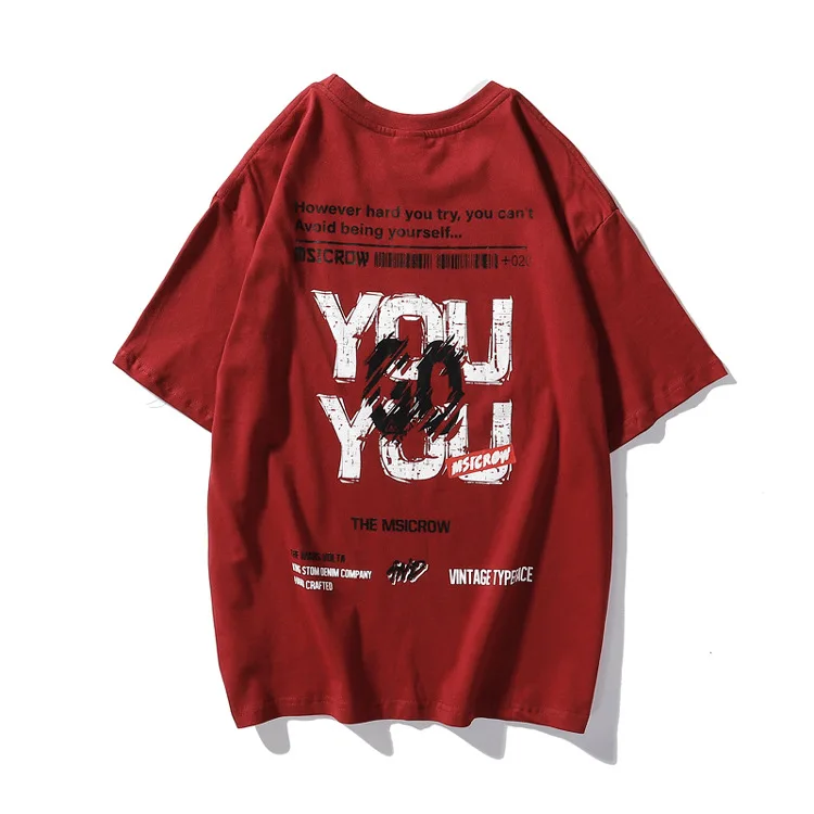 

Summer Men T-Shirt Fashion Streetwear Sport Hip Hop Harajuku Printing Round Neck Short Sleeve Clothes Top Tees Tshirt Men Cotton