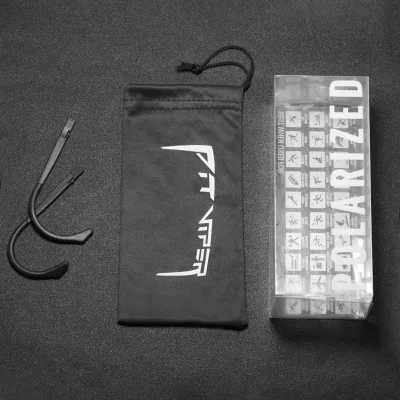 

NEW Brand Rose red pit viper Sunglasses double wide polarized mirrored lens tr90 frame uv400 protection wih case