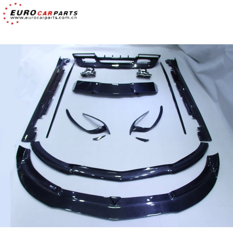 Комплект для тела из углеродного волокна RZ Style A45 Передние боковые юбки задний