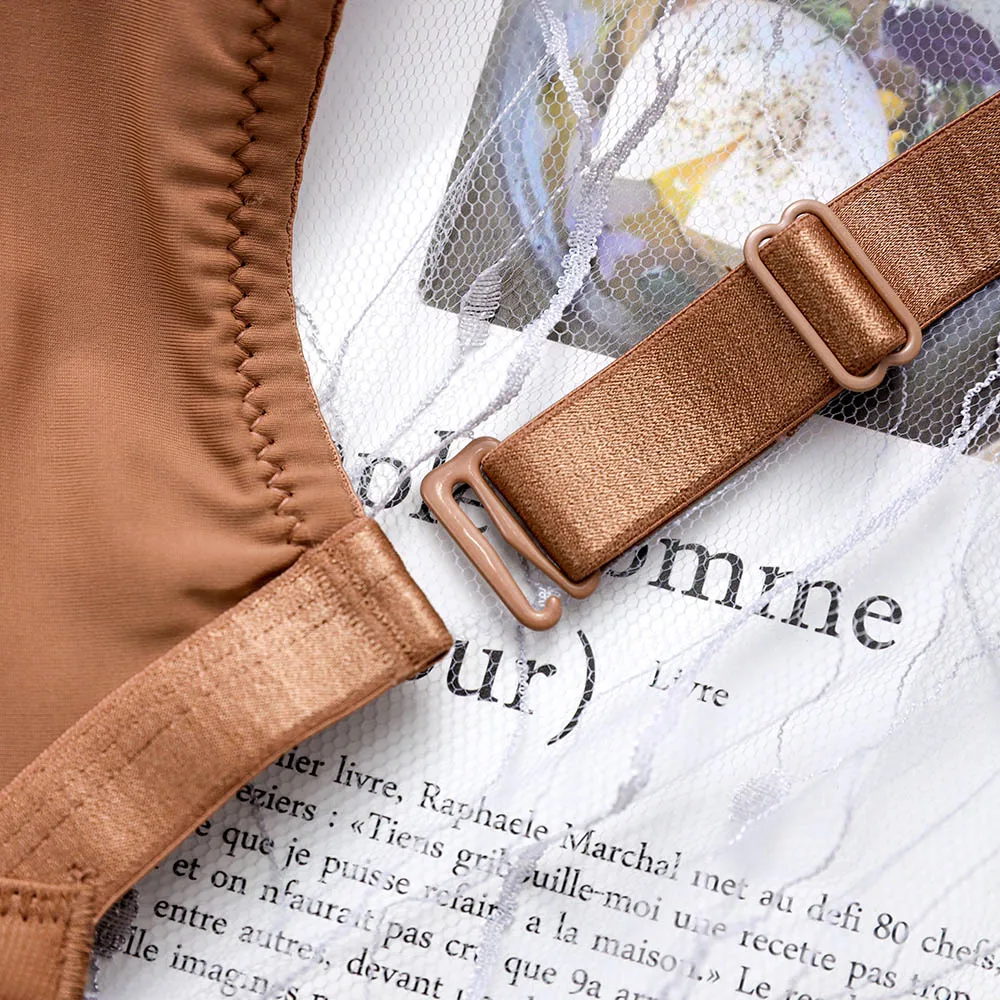 Sexy Lace Bra For Women Underwire Ultra-Thin Light Weight Breathable Underwear Wide Bust Corset Female Size 32-38 B C D DD Cup