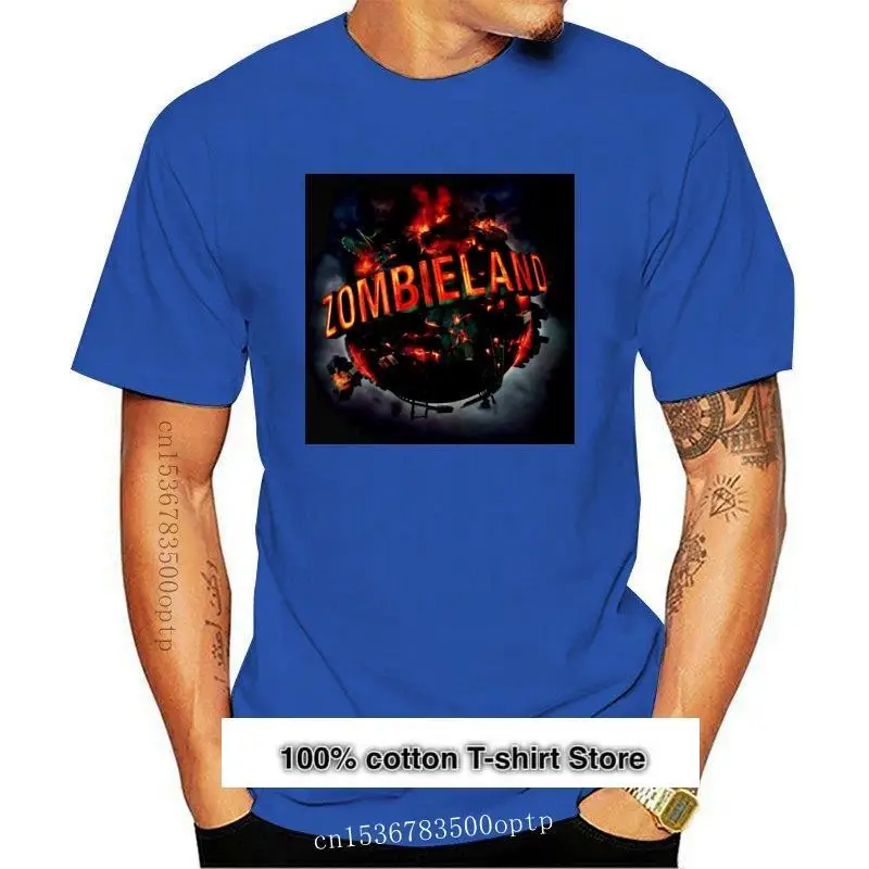 

Zombieland-Camiseta negra de манга corta для мужчин и женщин, camisa с высоким качеством, S 3Xl, nueva