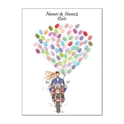 Qianxiaozhen персонализированные пользовательские отпечатков пальцев мотоцикл Свадебная Гостевая книга Свадебные украшения Mariage Gastenboek Decoracion