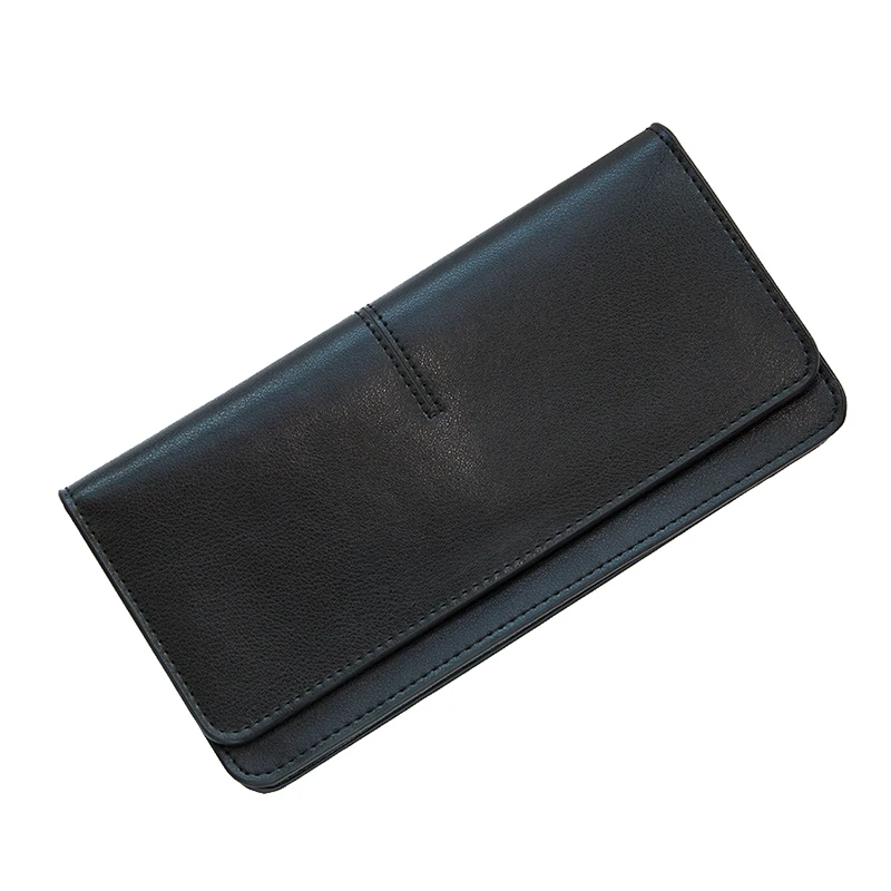 

Simple Fashion Zipper Card Holder Travel Wallet Women PU Leather Wallet Coin Card Holder Multiple Card Slots Women Bag DH50KB