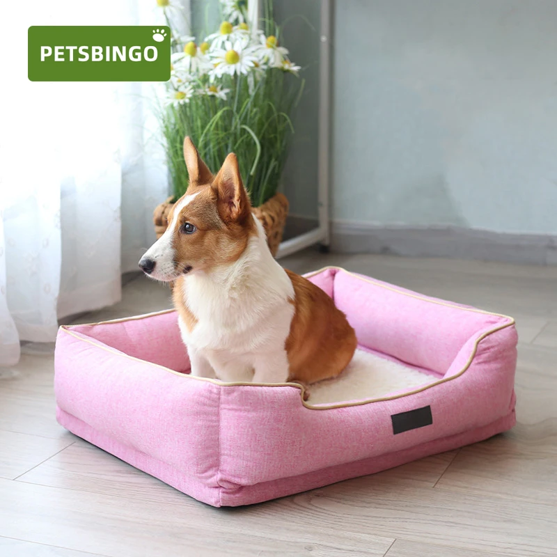 Домашние животные бинго кровать собаки анти-укус Кошкин дом спальный питомник
