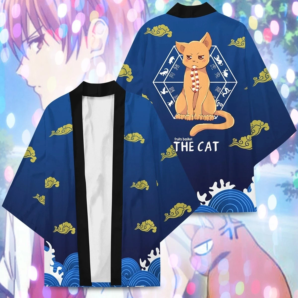 

Women/Men Summer Casual Cool Streetwear Harajuku Ullzang Cloak Fashion 3D Printing Japanese Anime One Piece Cosplay Tops