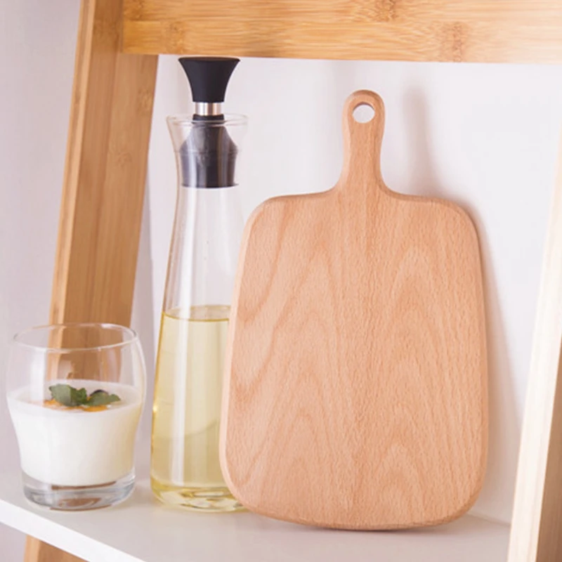 Кухонная хлебная доска из цельного дерева лакированная и вощеная разделочная