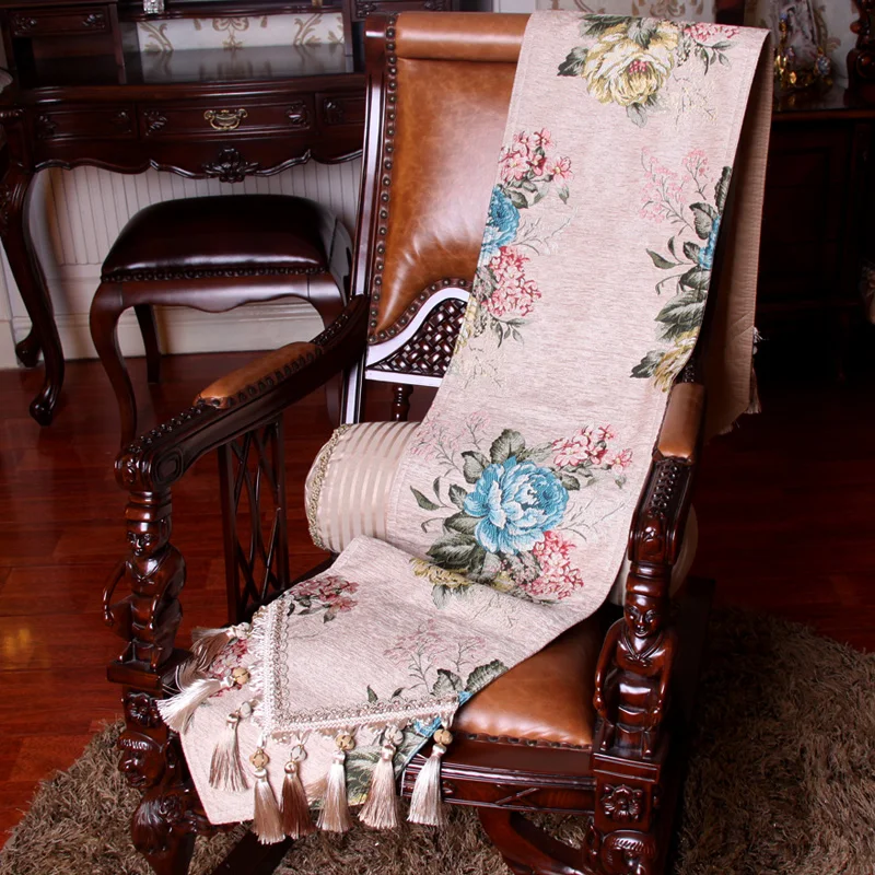 Роскошные утолщенные дорожки SBB из синели в пасторальном деревенском стиле