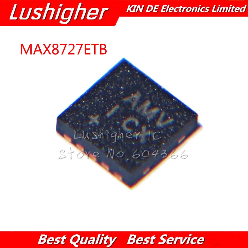 2 шт. MAX8727ETB QFN 10 MAX8727 DFN печать: AMV + T упаковка чипы для ноутбука новый