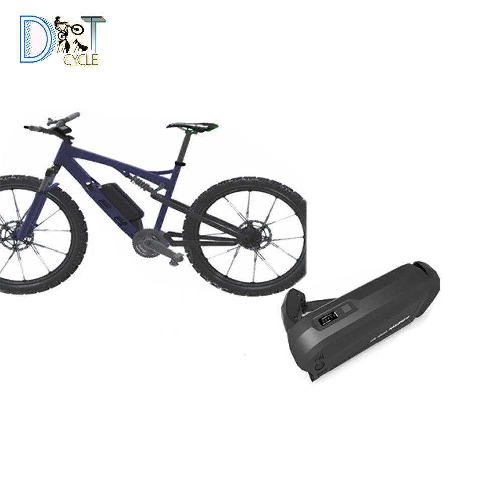 

Side released down tube 36V 10Ah 36V 14Ah 48V 10.5Ah battery pack with capacity display for ebike/fat tire bike with charger