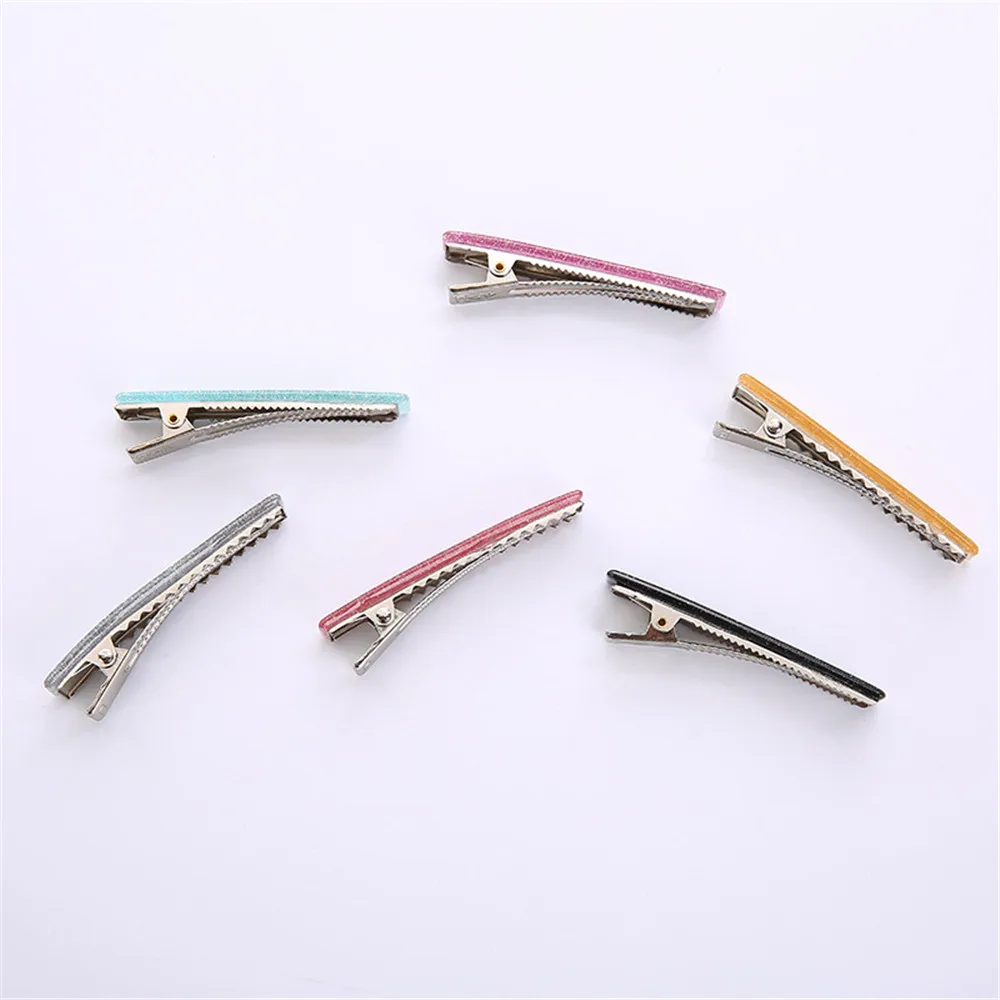 Новые модные женские блестящие заколки для волос из ацетата заколка в виде