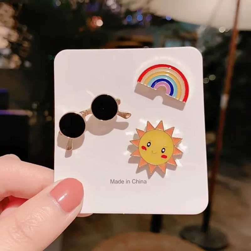 M MISM INS модная красивая брошь цветок Милые Броши для женщин и мужчин цветная