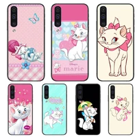 soft marie cat phone cover hull for samsung galaxy s8 s9 s10e s20 s21 s5 s30 plus s20 fe 5g lite ultra black soft case