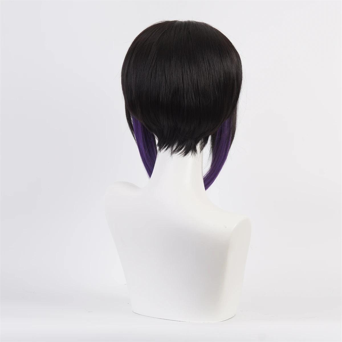 Anime Demon Slayer Kimetsu No Yaiba Kochou Shinobu Women Cosplay Costume Short Hair Party Long Ponytail Wigs Butterfly Headdress |