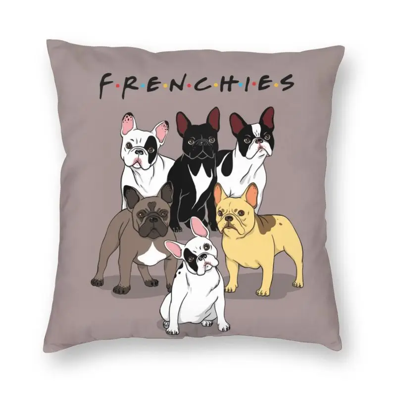 

Персонализированная забавная французская искусственная задняя крышка, домашний декор, 3D двухсторонняя печать собаки, фотообои для дивана