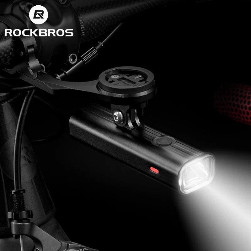 

ROCKBROS Bike Light Hoisting Headlights Multifunctional Holder Powerful Flash Light USB Charing Led Bicycle Front Light 4000mAh