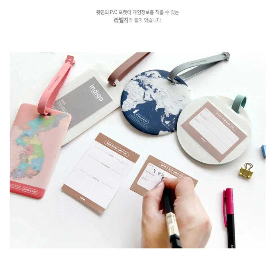 50 шт. аксессуары для путешествий бирка багажа креативная Повседневная карта