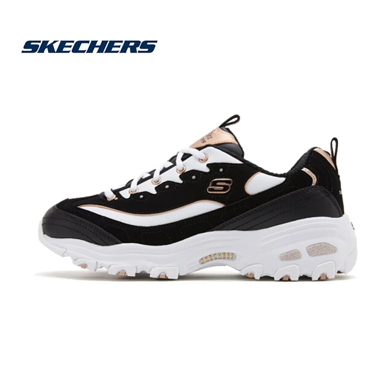 Женские кроссовки на платформе Skechers D'lites удобные дышащие Туфли для папы 66666239