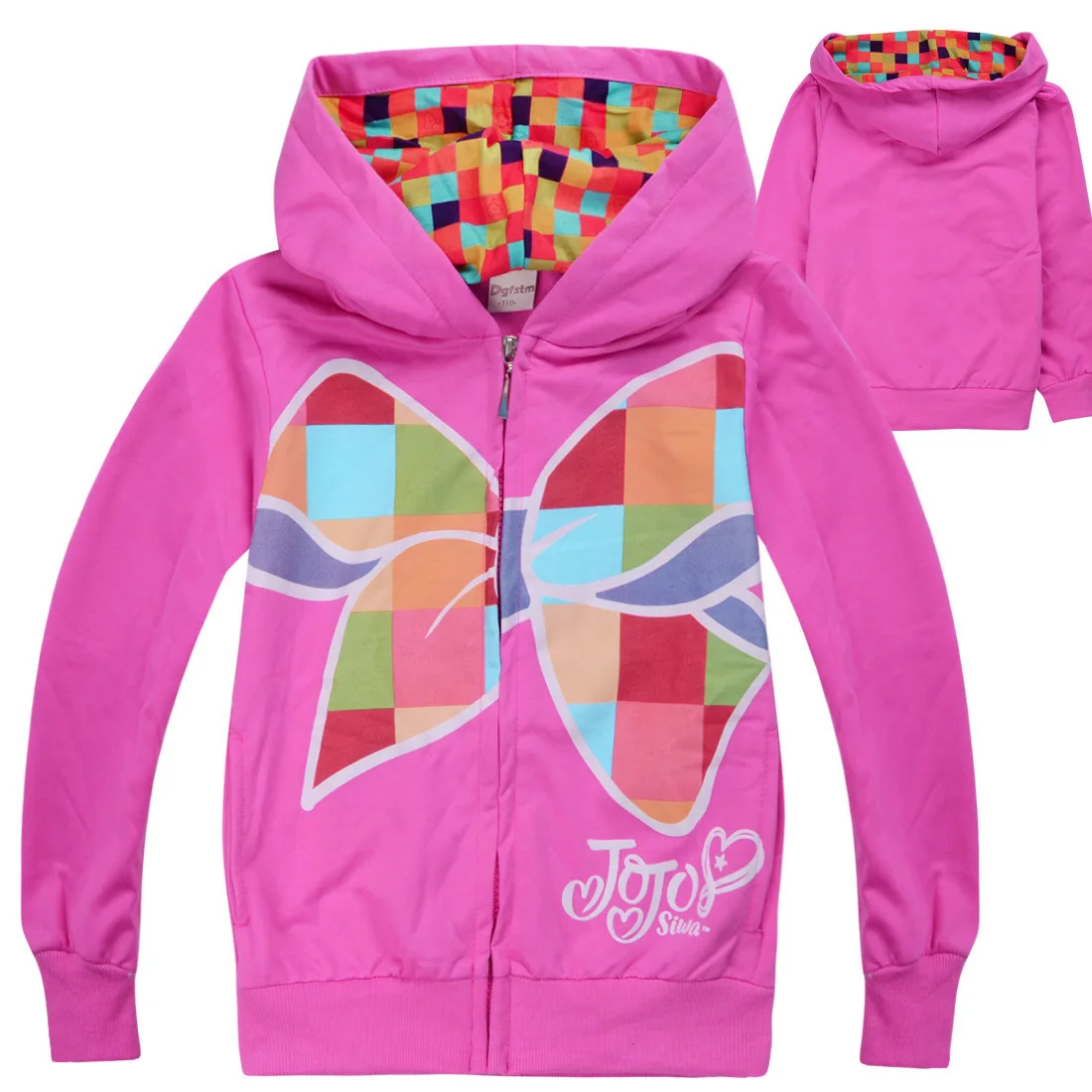 Женская Осенняя куртка с капюшоном и бантом на молнии | Детская одежда обувь