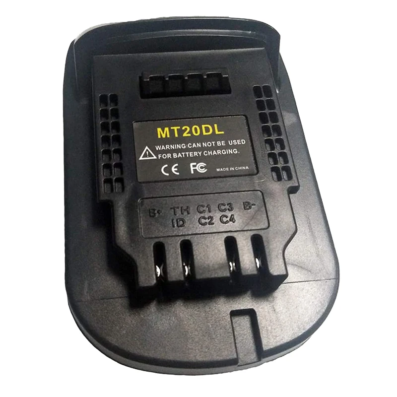 

MT20DL Battery Adapter Converter for DeWalt Tool Convert for Makita 18V Li-Ion Battery BL1830 BL1860 BL1815 to DCB200