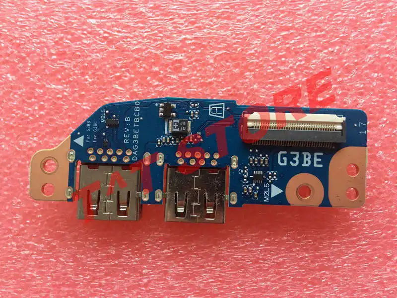 Оригинальная плата интерфейса USB для ноутбука HP 17-AN 17-AN012DX DAG3BETBCB0 бесплатная