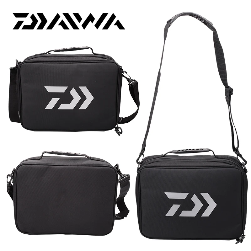 

DAIWA Black Fishing Lures Bait Reel Tackle Bag Large Capacity Lightweight Multifunctional Outdoor Fishing Bag pesca