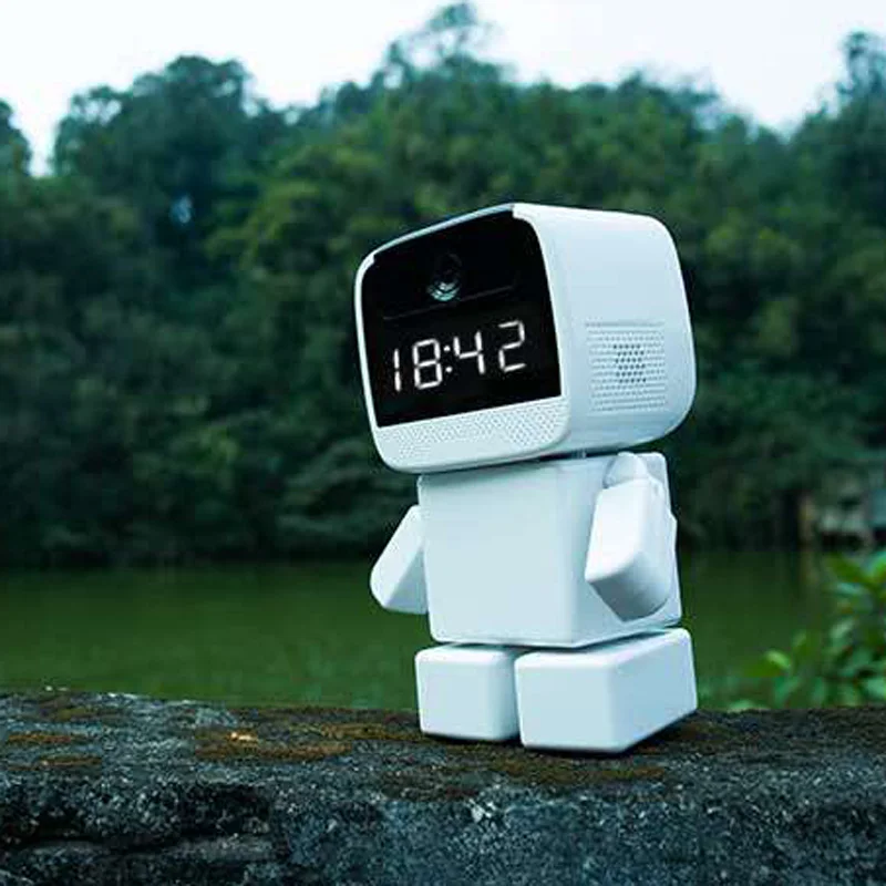 Робот 1080P IP камера WIFI сетевые часы CCTV HD радионяня дистанционное управление