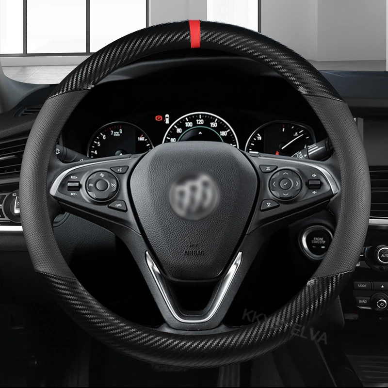 

Чехлы для руля из углеродного волокна и кожи, 38 см