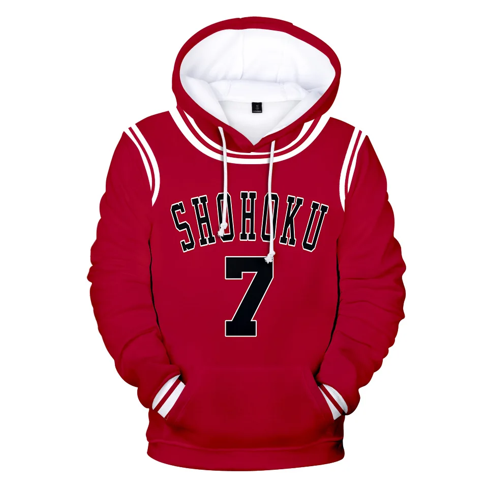 

Basketball Trapeze Cosplay Hooded Sweater Sakurag Rukawa Kaede Hisashi Men Sportswear Hoodies Fashion Sweatshirts Unisex