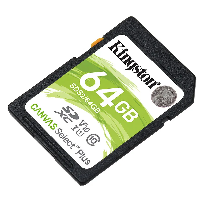 Kingston Original Carato De Memória 64 GB SD Memory Card Class 10 SDXC Storage Card Schede Memoria SD for Sony Nikon Camera