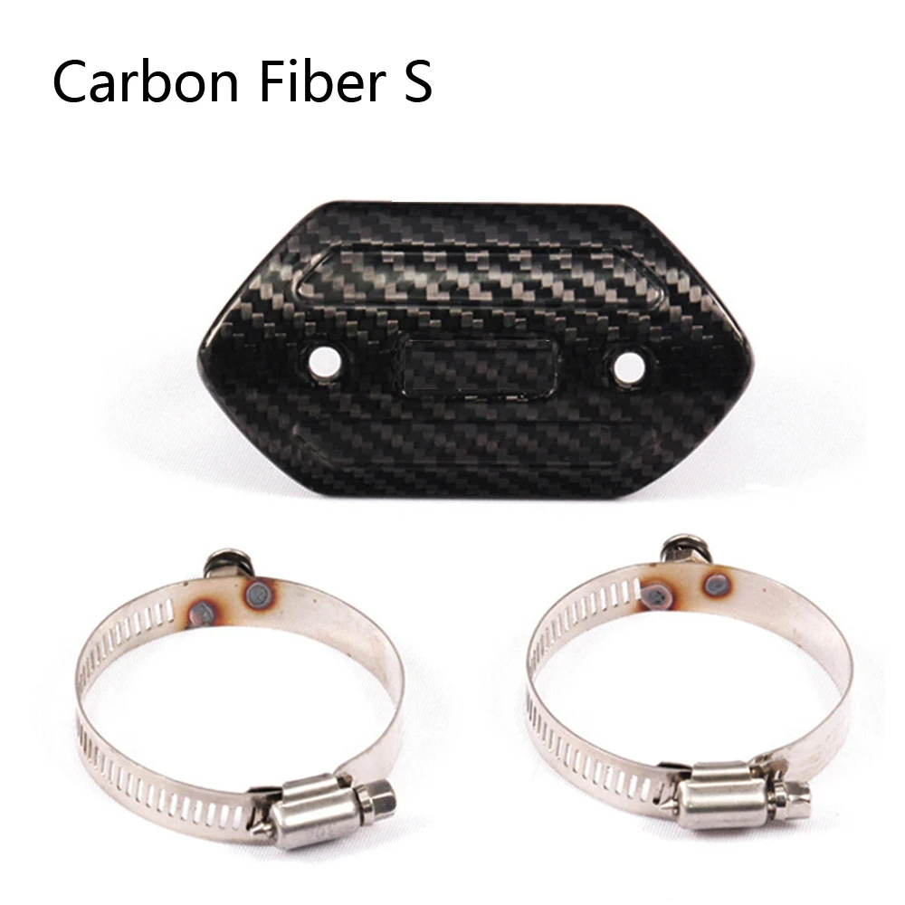 Универсальная защита выхлопной трубы мотоцикла, теплозащитный экран, крышка глушителя из нержавеющей стали для Honda Yamaha Kawasaki Suzuki