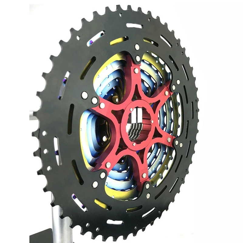 

RACEWORK 11 Speed MTB Bicycle Cassette Sprocket Mountain Bike Flywheel Rainbow Ultralight 11-50T Bike Flywheel