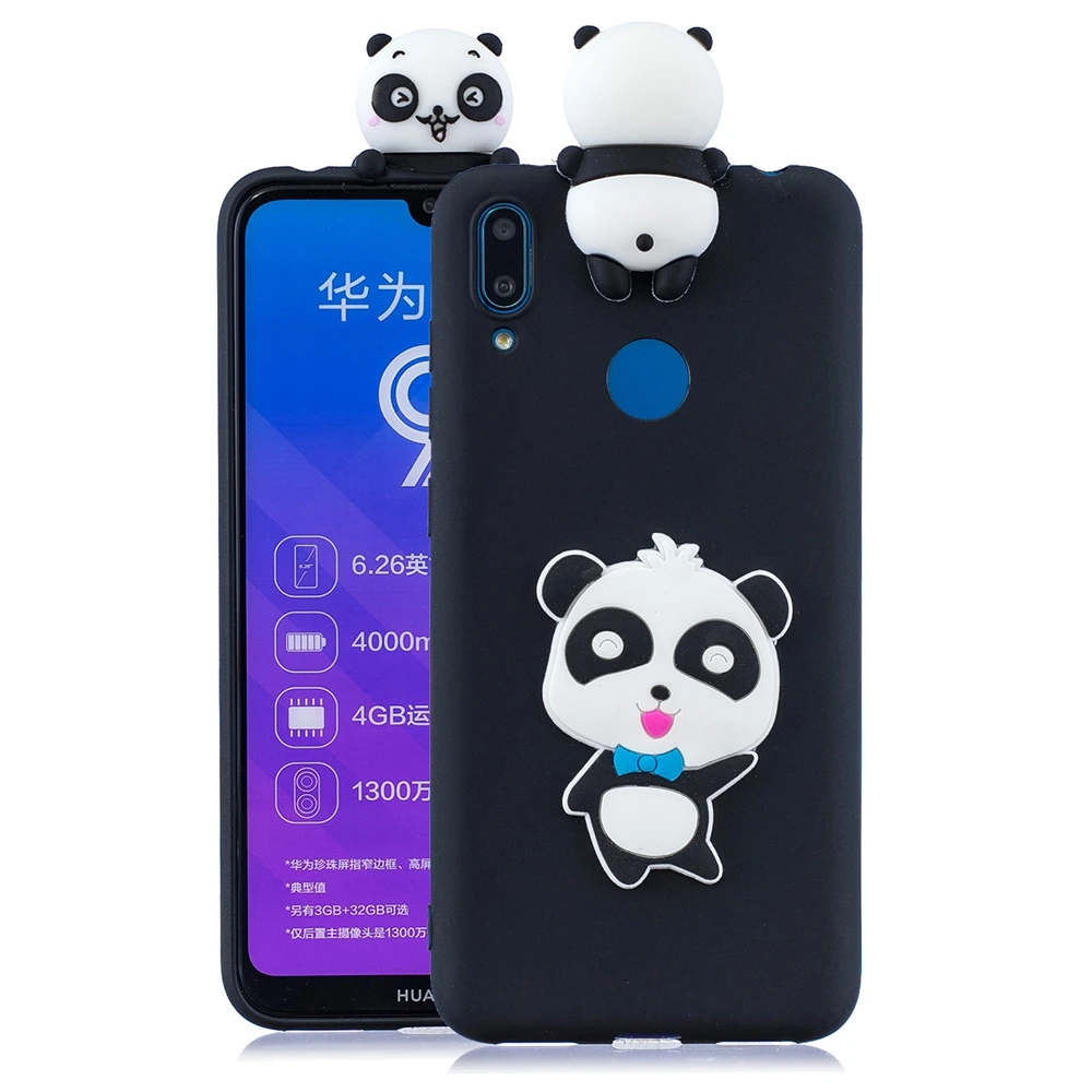 7 Etui huawei Y6 Y7 Prime чехол Крышка Y5 Y7 Y9 симпатичный типа сделай себе сам 3D собаки в форме единорога панда силиконовый чехол для принципиально huawei Y6 Y7 Y9 чехол - Цвет: 7