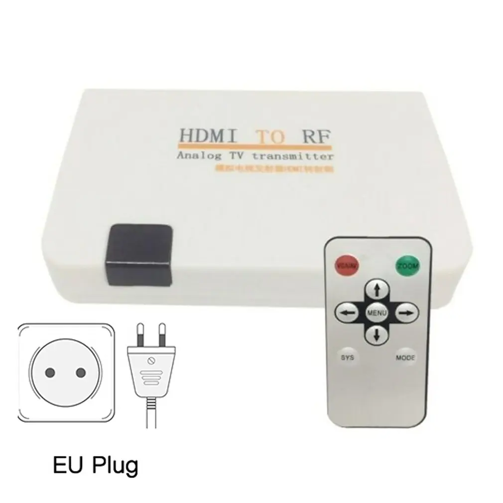 Универсальный Коаксиальный Кабель адаптер HDMI RF с пультом дистанционного