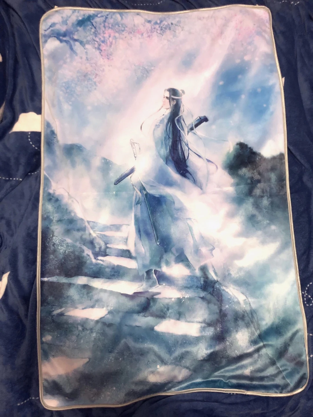 Grandmaster of Demonic культивирование Wei Wuxian Lan Wangji MDZS плюшевое одеяло зимнее
