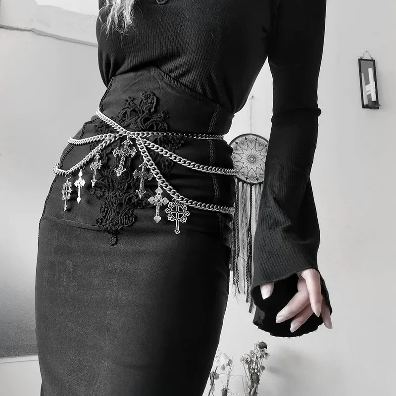 

Goth Black Sexy Denim Skirt Women Vintage Floral Embroidery Summer Skirt Slim Aesthetic Fashion Elegant High Waist Skirt