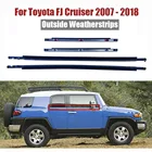Уплотнитель для автомобиля, 4 шт., для Toyota FJ Cruiser 2007-2018, стеклянное уплотнение для окна