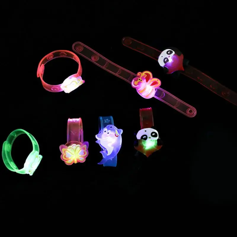 

20Pcs Kids LED Light Up Bracelets Cartoon Animal Flashing Wrist Watch Party Prop G99C