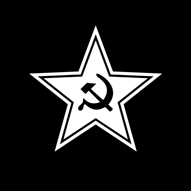 

Personality Car Sticker KK Vinyl Star Sickle and Hammer Cartoon Funny 3D Decal Motorcycle Car Styling 16cm*15cm