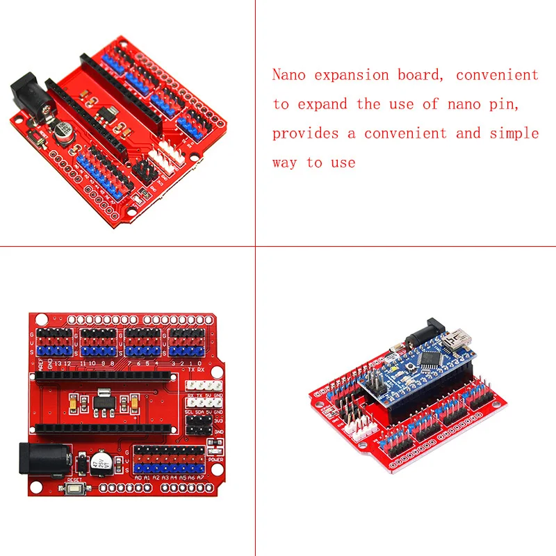 

Robot Board Nano V3 Ch340 Improved Atmega328p Usb To Ttl With Usb Cable Welding Electronics Kit Project