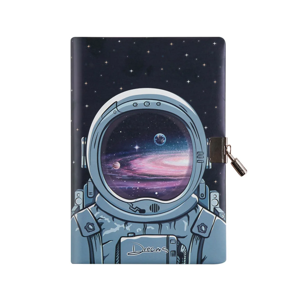 A5 ленточная Закладка студентов дневник Тетрадь с Lock твёрдая обложка для дневника