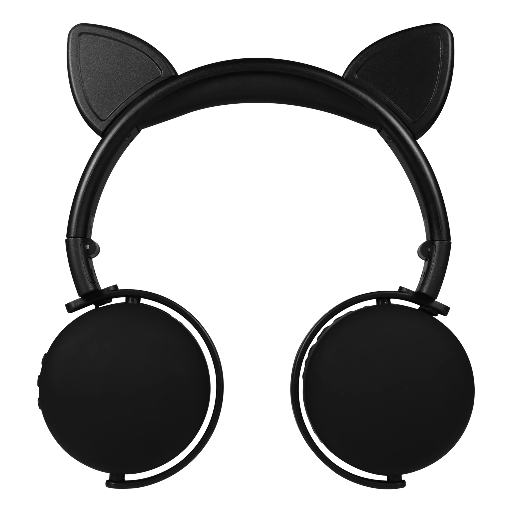 Беспроводные наушники с Bluetooth, складные наушники с кошачьими ушками, игровые наушники для ноутбука, компьютера, мобильного телефона, подарок для девочки - Цвет: S520 black