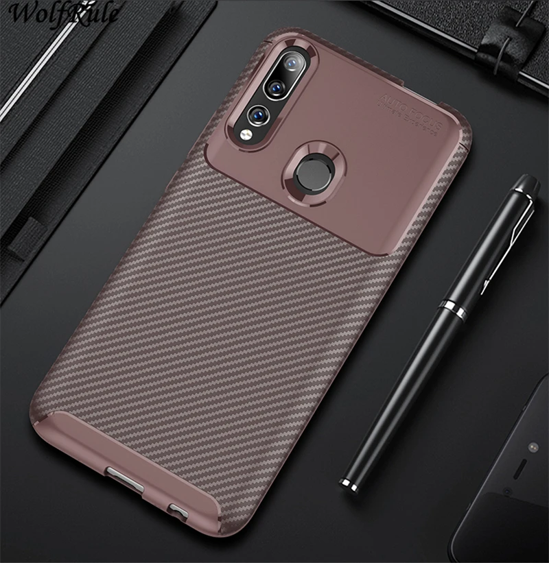 for huawei y9 prime 2019 case cover shockproof bumper carbon fiber case for huawei y9 prime 2019 cover huawei y9 prime2019 6 59 free global shipping